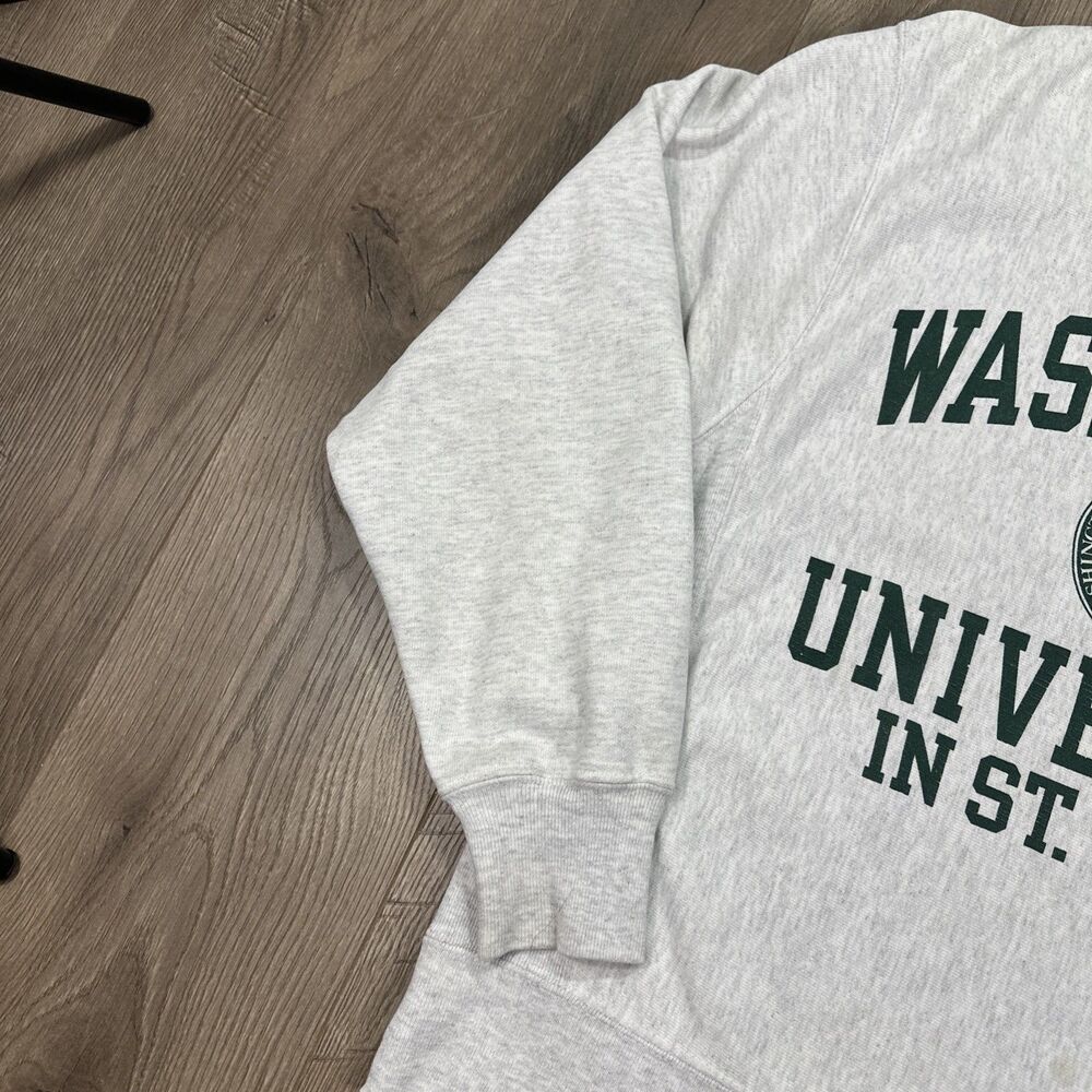 Washington University In St. Louis Champion Reverse Weave Mens Small Gray - Picture 2 of 8